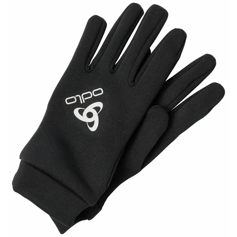 2024 Odlo Stretchfleece unisex eco gloves black
